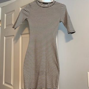 Bodycon striped dress